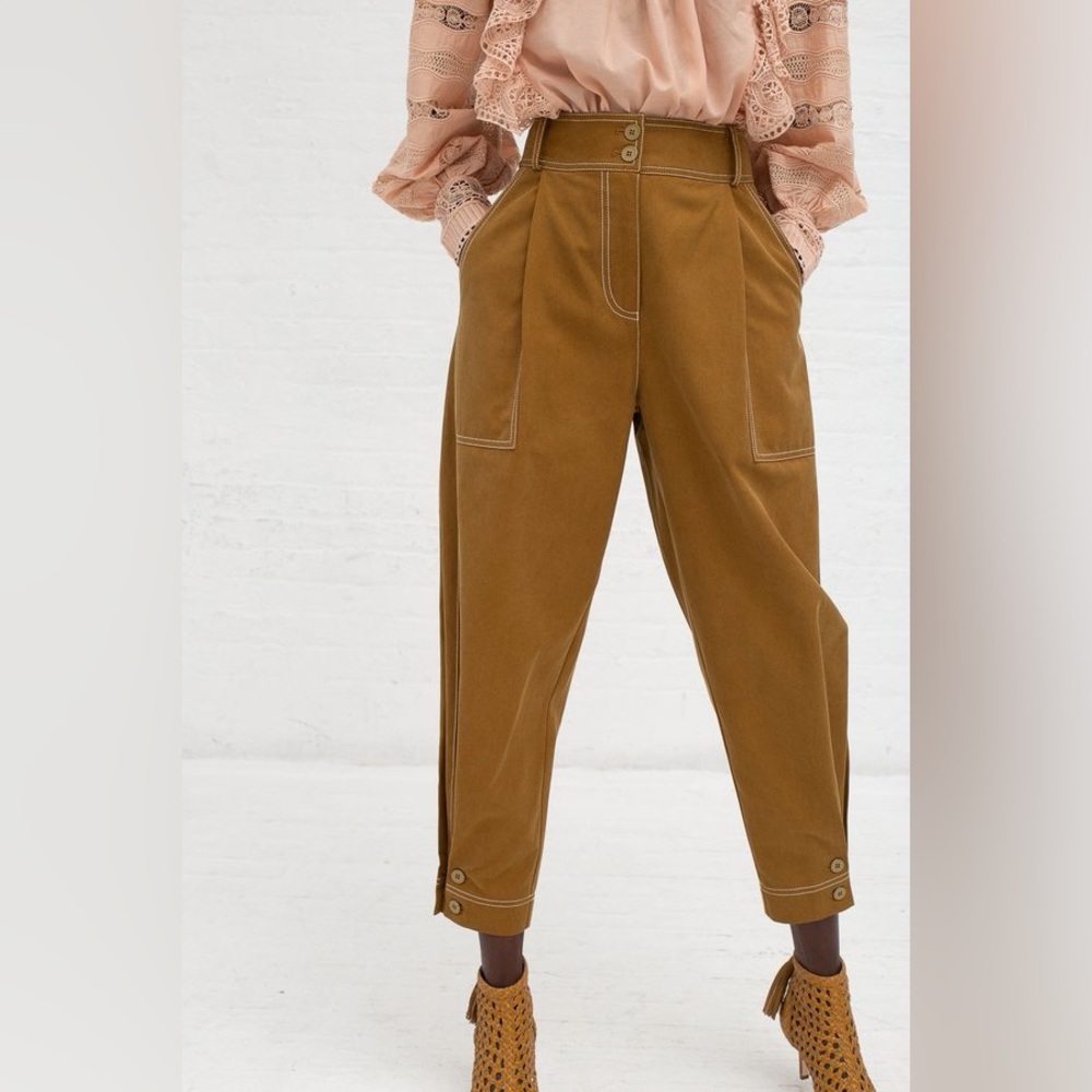 Ulla Johnson Fleet Pant - Camel- size 0/waist 26”